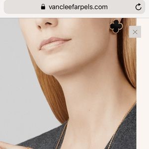 Van Cleef and Arpels Vintage  Alhambra Earrings